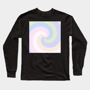 Circle of Soft Pastel Colors Long Sleeve T-Shirt